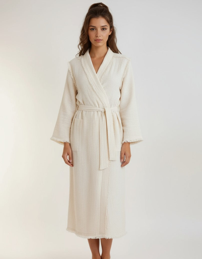 Texas Horse Pattern Handmade Cotton Kimono Robe