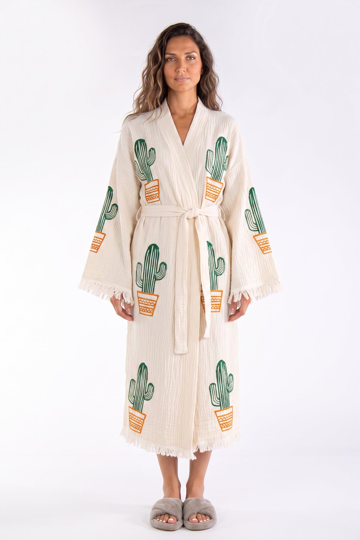 Cora Handmade Muslin Beach Cover-Up Robe