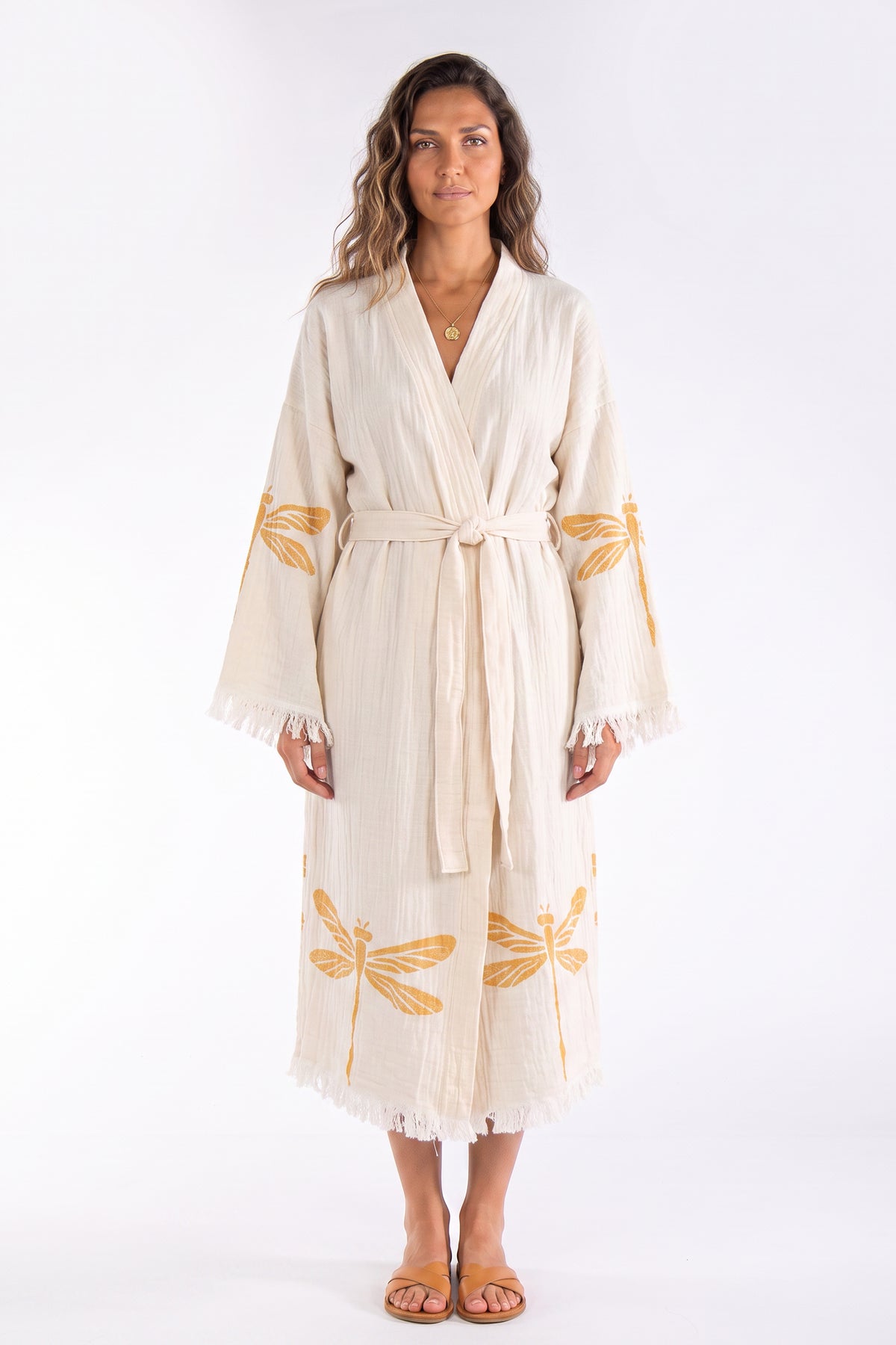 Livia Handmade Muslin Beach Cover-Up Robe