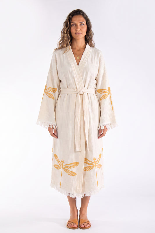 Livia Handmade Muslin Beach Cover-Up Robe