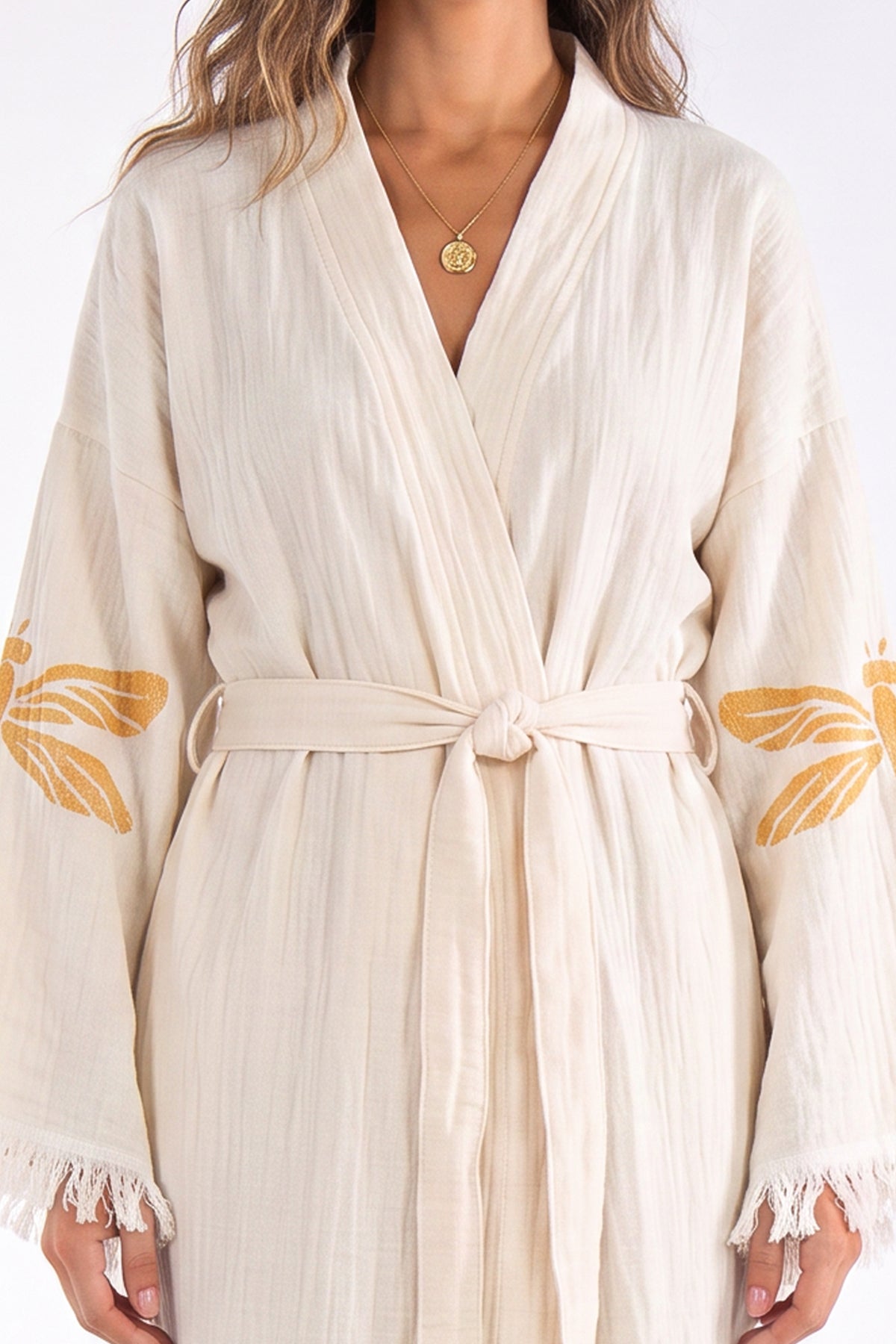 Livia Handmade Muslin Beach Cover-Up Robe