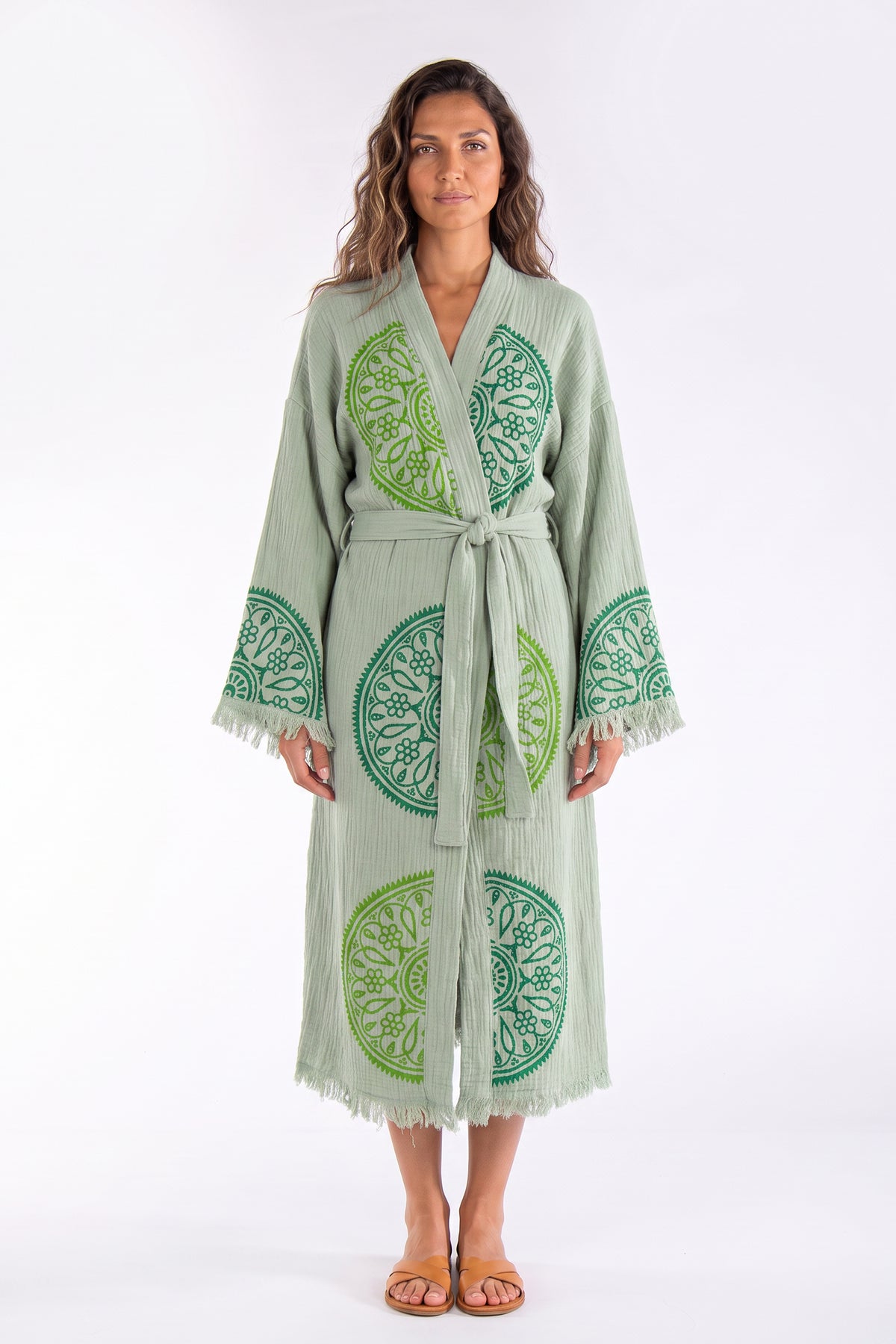Estelle Handmade Muslin Beach Cover-Up Robe