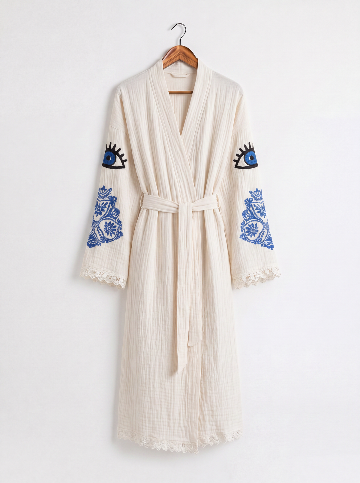 Iris Handmade Muslin Beach Cover-Up Robe