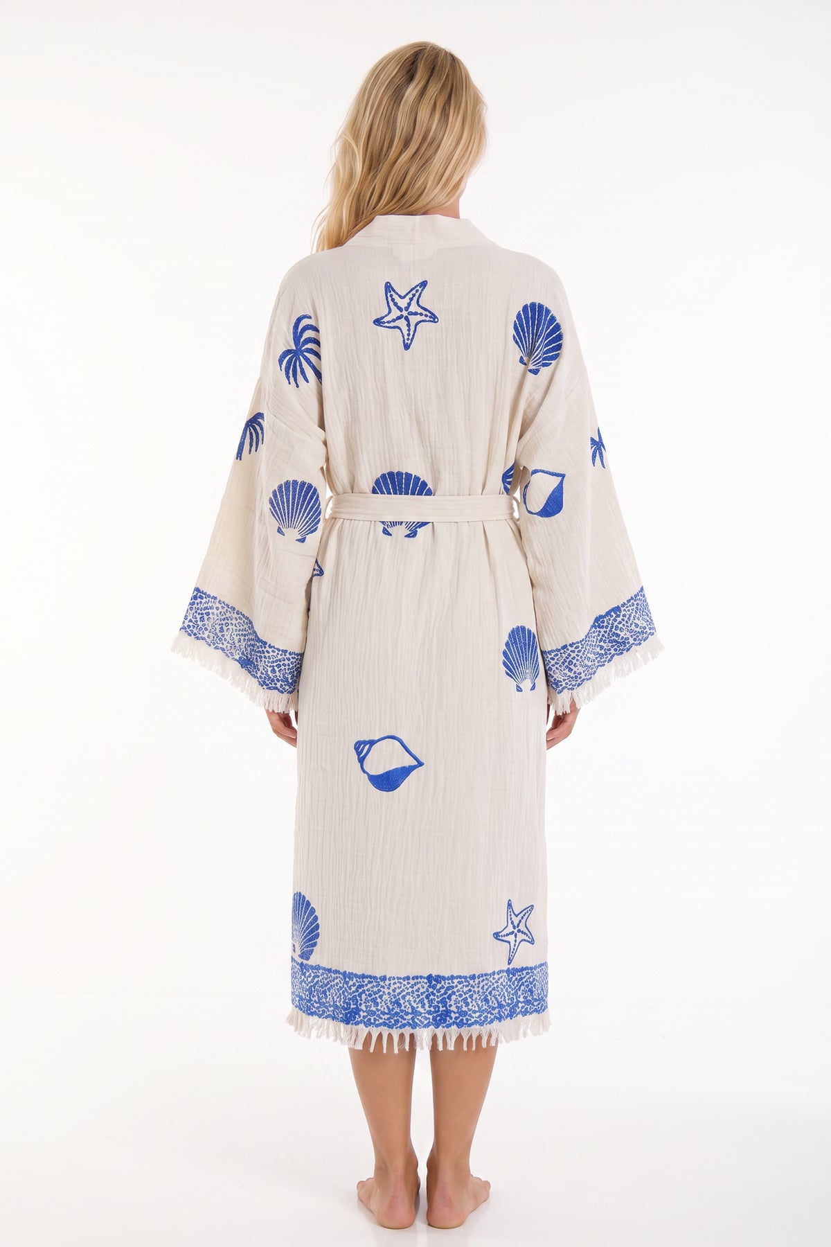 Nerina Handmade Muslin Beach Cover-Up Robe