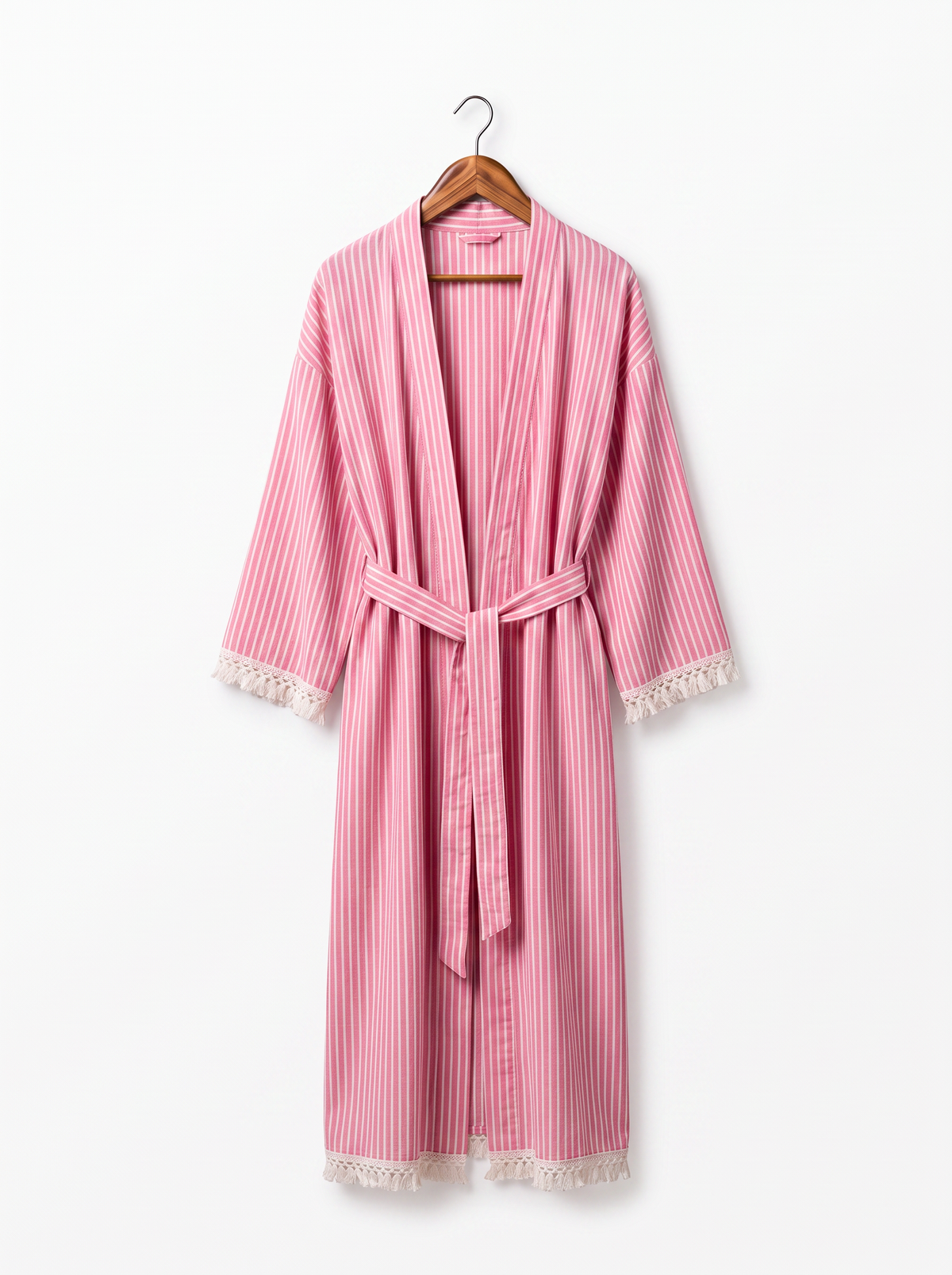 Naia Premium Turkish Cotton Bath Robe - Pink
