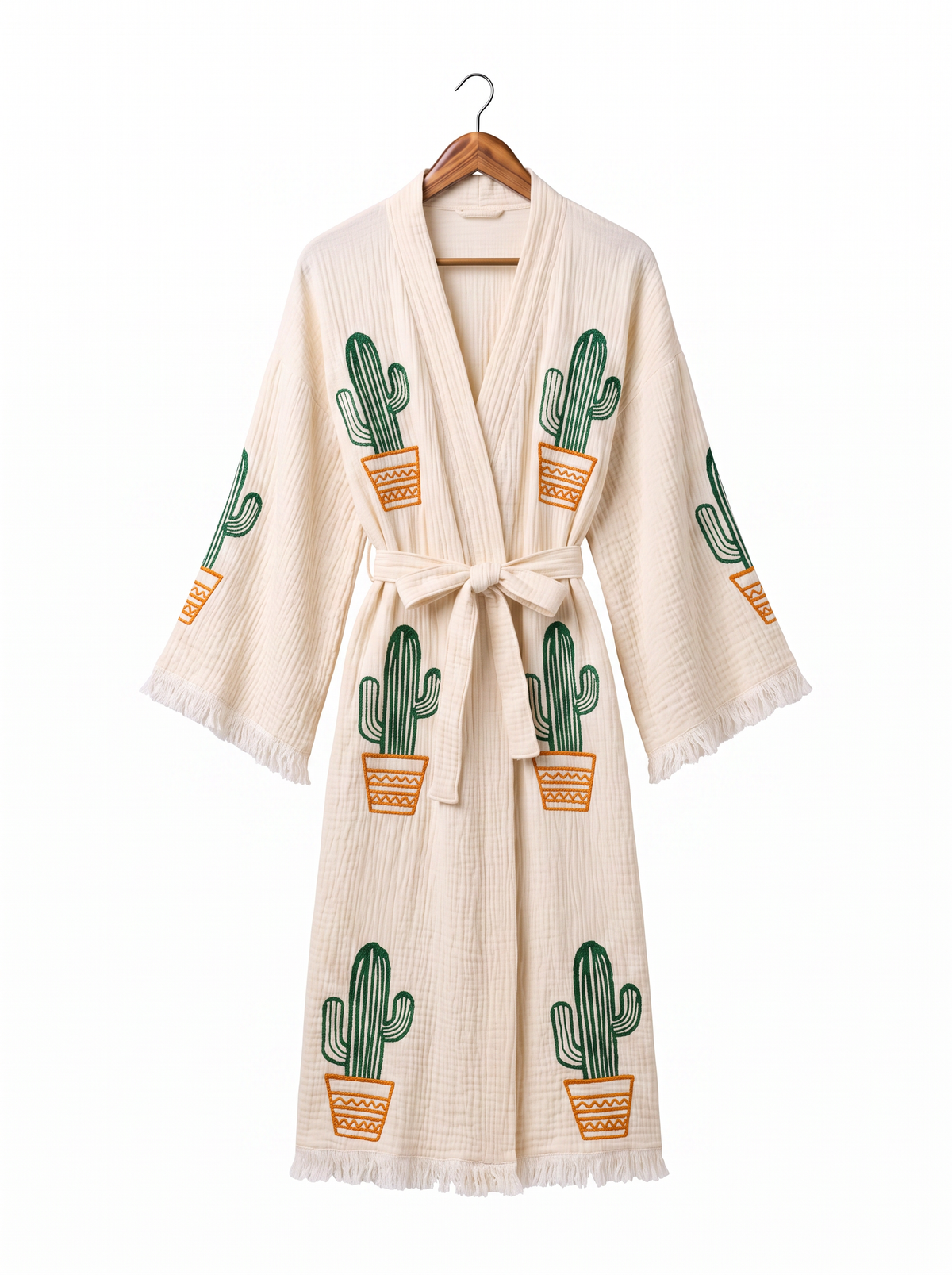 Cora Handmade Muslin Beach Cover-Up Robe